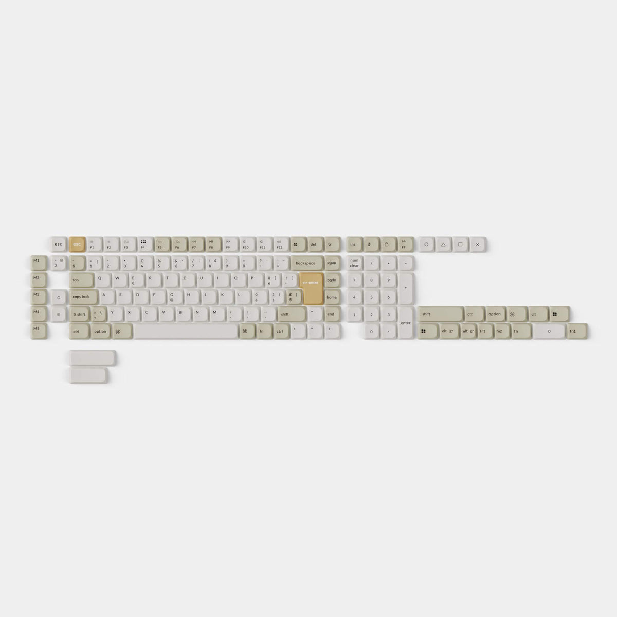 Low Profile ISO-CH Keycap Set 135 Keys