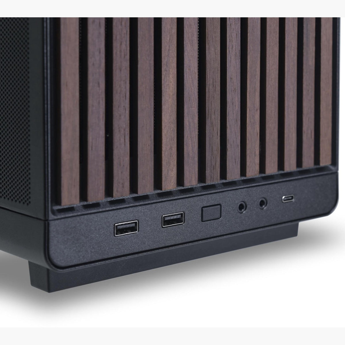 Case Lian Li A3-mATX Wood black – manufacturer image