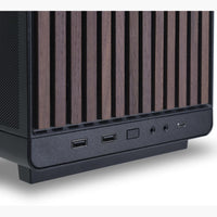 Case Lian Li A3-mATX Wood black – manufacturer image