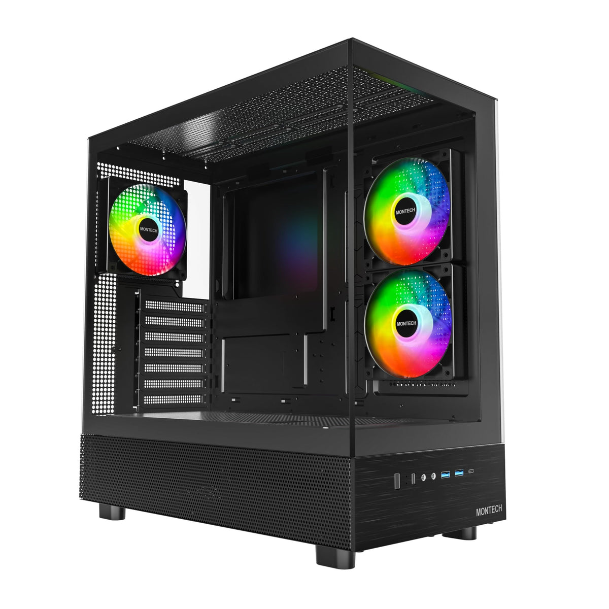 Case Montech XR black – manufacturer image