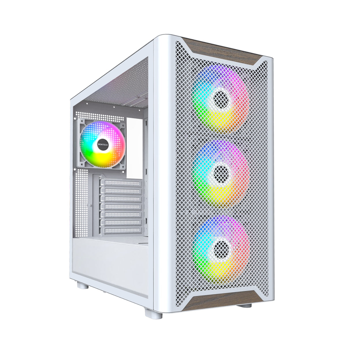 Case Montech XR Wood white – manufacturer image