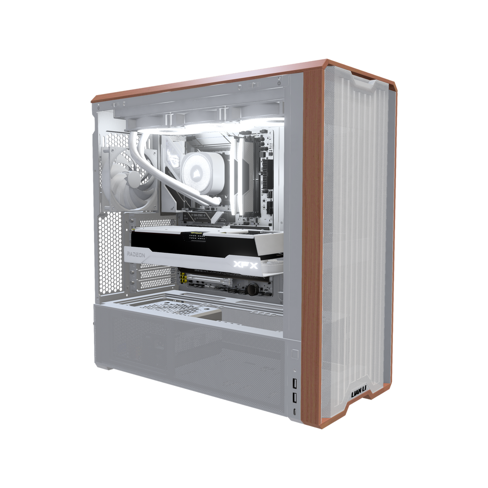 Radeon Gaming PC Midrange White · Ryzen 7 9850X3D · RX 9070 XT 16 GB