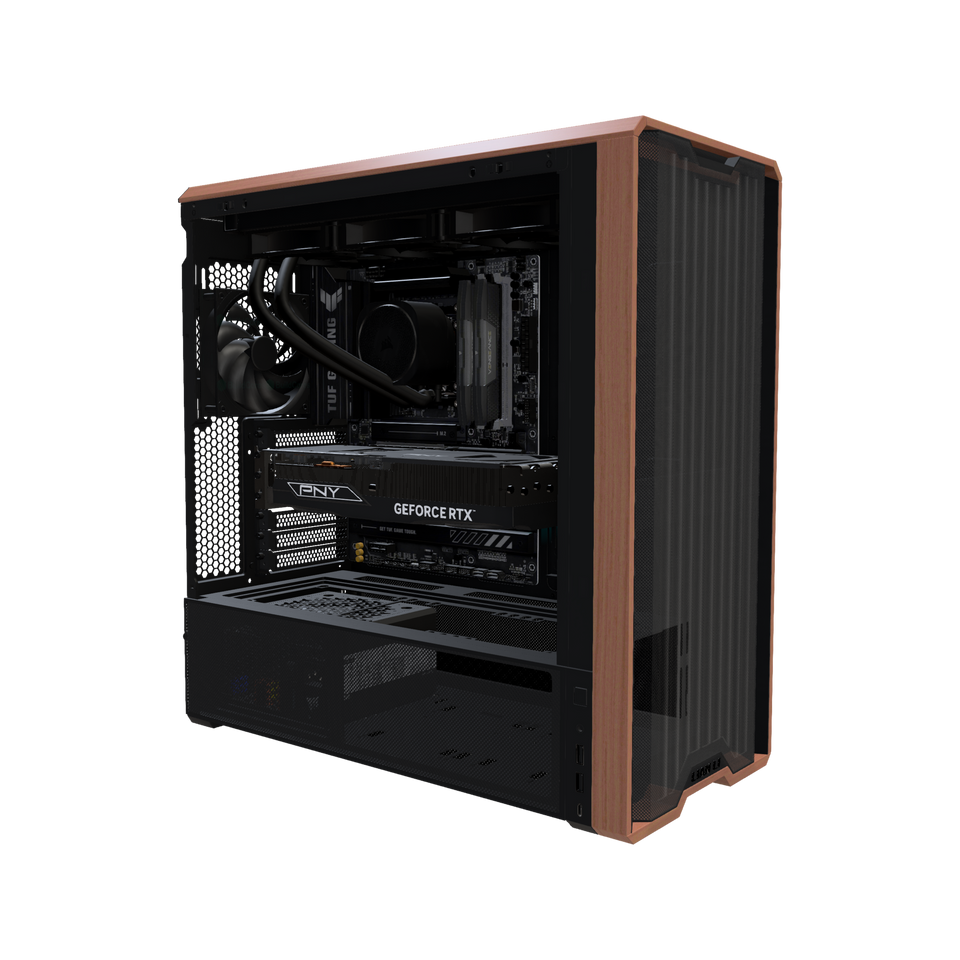 Pixelgipfel Gaming PC Midrange · Ryzen 7 9850X3D · RTX 5070 Ti 16 GB