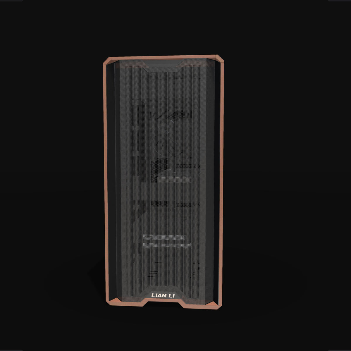 Pixelgipfel Gaming PC Midrange – 3D rendering, front view