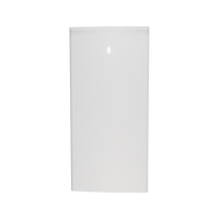 Silent PC Gamer Milieu de gamme Blanc – rendu 3D, vue de face