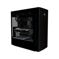 Silent Gaming PC High-End – 3D rendering, front three-quarter view