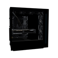 Silent Gaming PC High-End – 3D rendering, side view