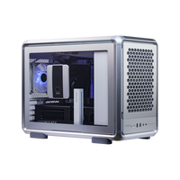 Photo d'exemple Cooler Master MasterFrame 400 Mesh argent – vue de trois quarts