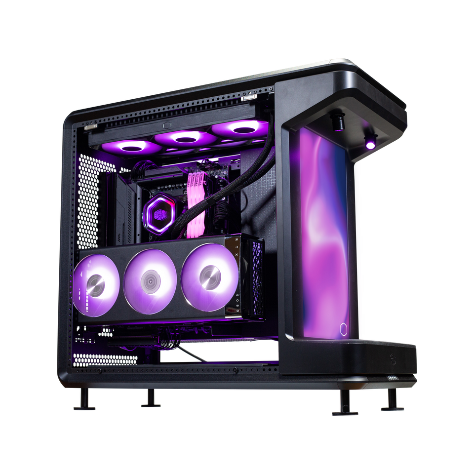 Cooler Master Gaming-PC High-End Stage LCD · Ryzen 9 9950X3D · RTX 5080 16 GB