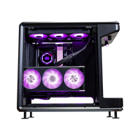 Photo d'exemple Cooler Master MasterFrame 360 Stage LCD – panneau latéral retiré
