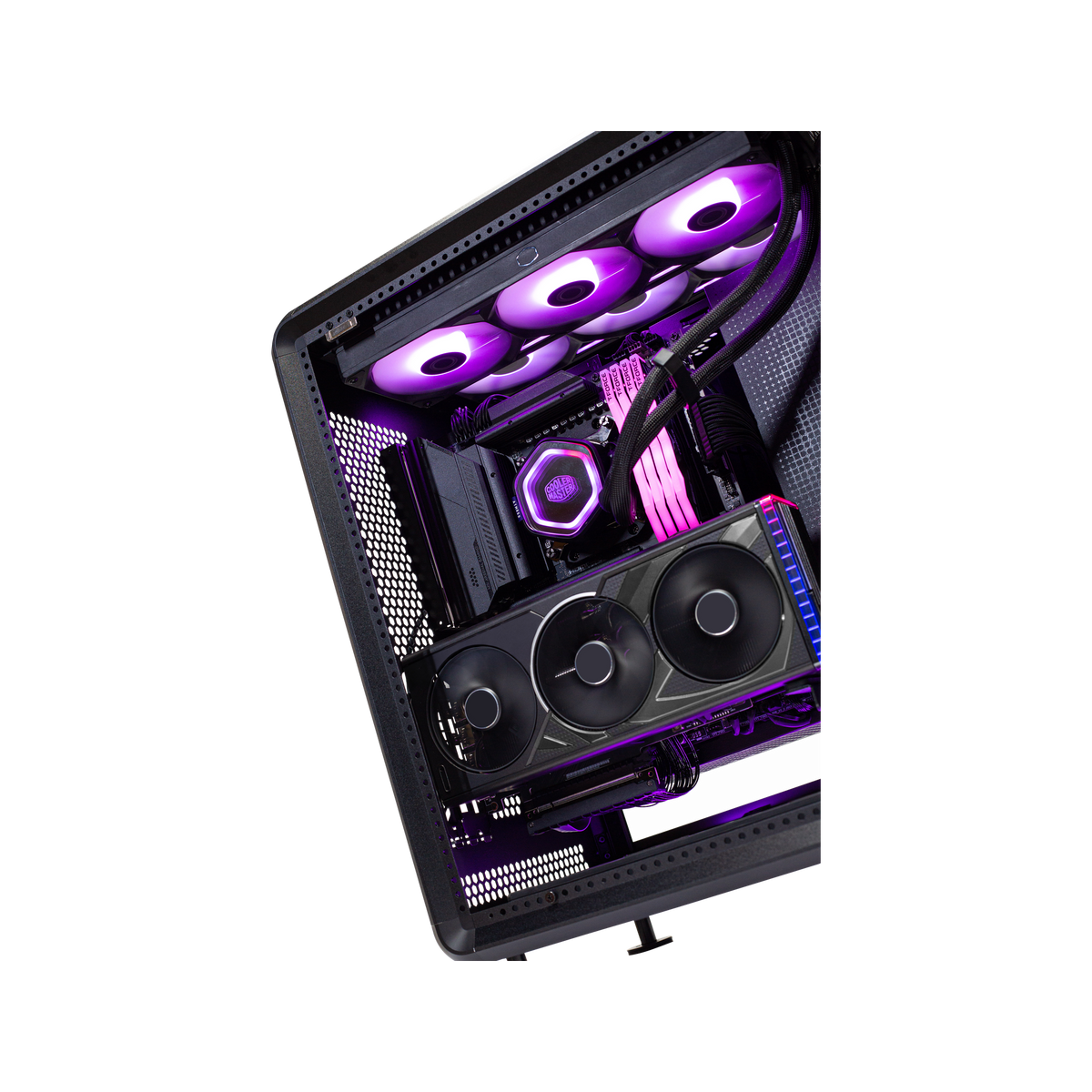 Photo d'exemple Cooler Master MasterFrame 360 Panorama – vue de dessus