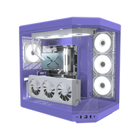 Taro Gaming PC Midrange – 3D rendering, front three-quarter view, RGB cool white