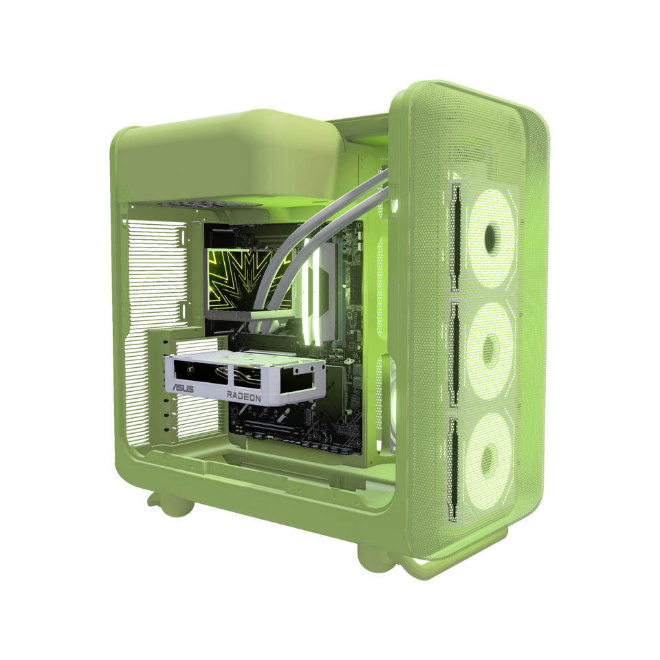 Matcha Gaming PC Entry · Ryzen 5 9600X · RX 9060 XT 16 GB