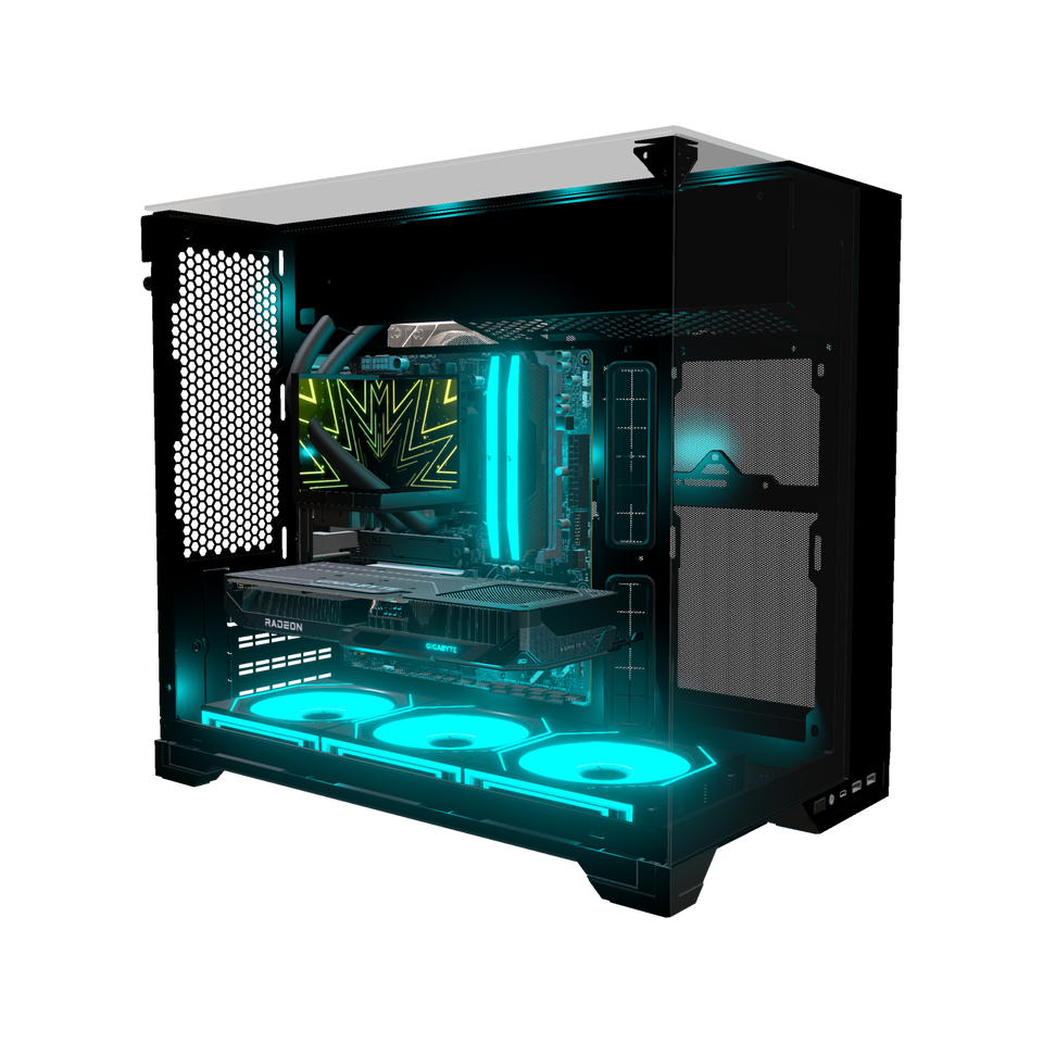 Hype Gaming PC Entry O11 Vision · Ryzen 5 9600X · RX 9060 XT 16 GB