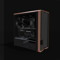 Pixelgipfel PC Gamer Milieu de gamme – rendu 3D, vue de trois quarts