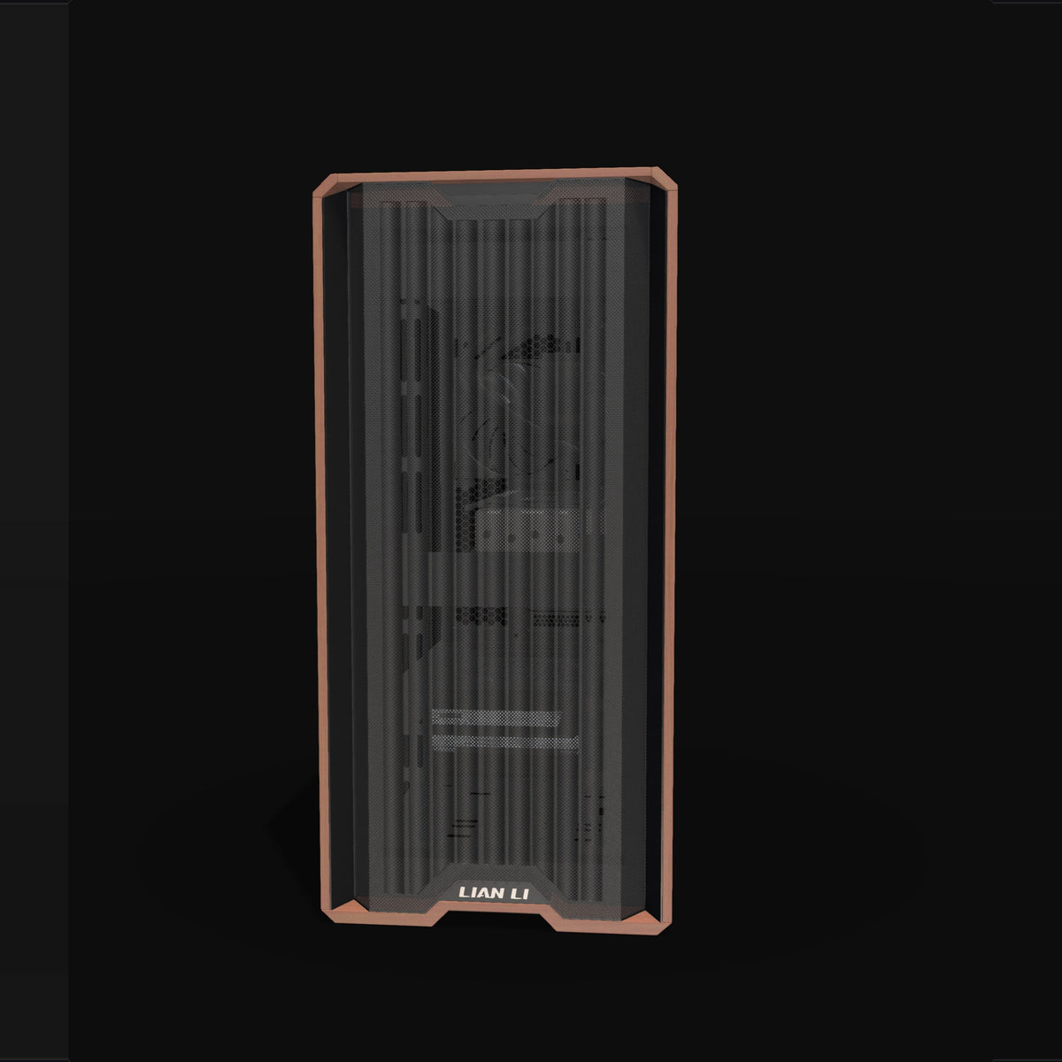 Pixelgipfel PC Gamer Milieu de gamme – rendu 3D, vue de face