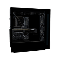 Silent PC da gaming High-End – rendering 3D, vista laterale