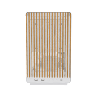 Biwak PC da gaming Midrange Bianco – rendering 3D, vista frontale, RGB bianco freddo