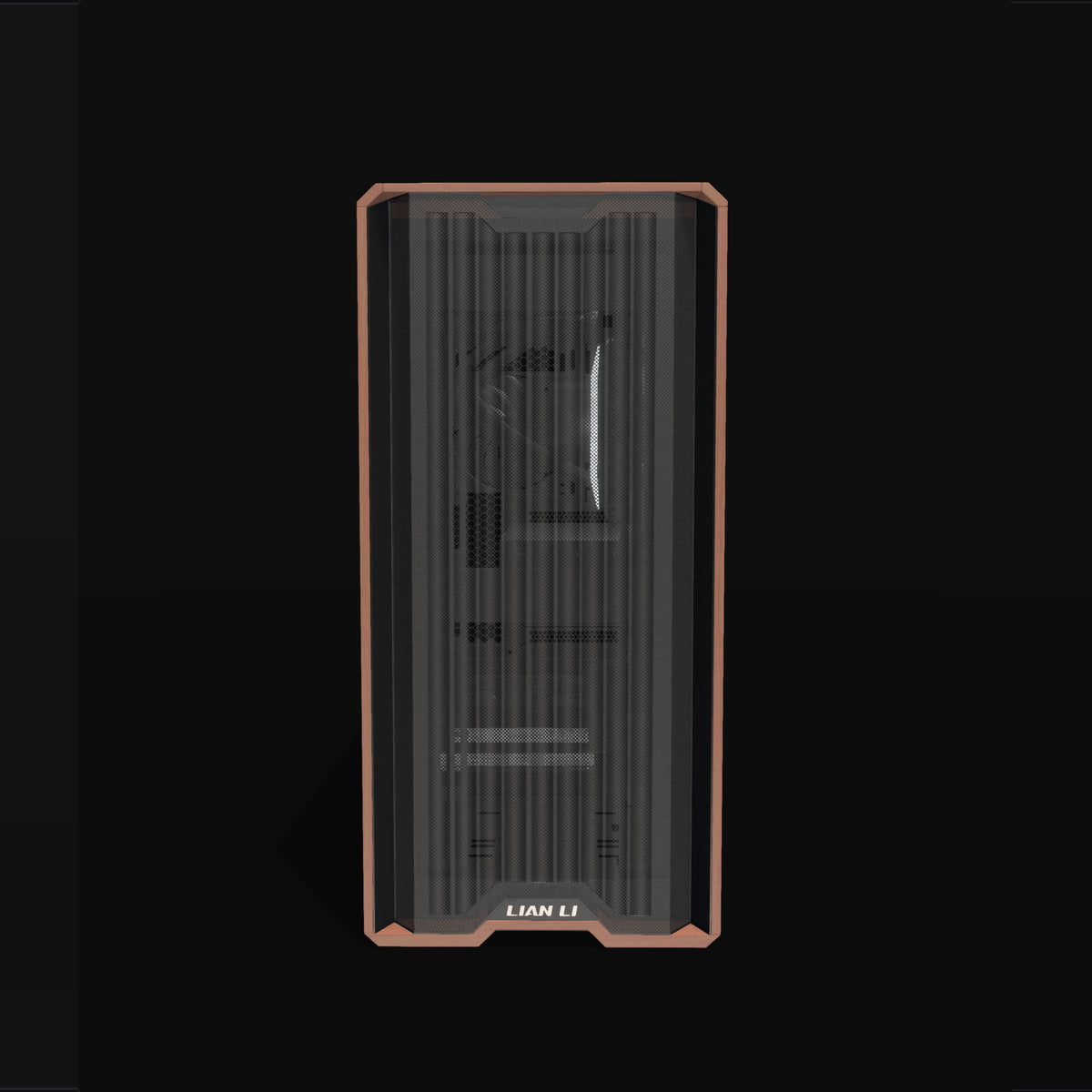 AI Station Pro – 3D rendering, front view, RGB cool white