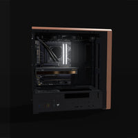 AI Station Pro – 3D rendering, side view, RGB cool white