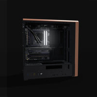 AI Station Duo – 3D rendering, side view, RGB cool white