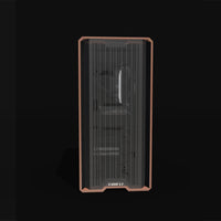 Workstation Creator – 3D rendering, front view, RGB cool white