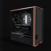 Workstation Creator Pro – 3D-Rendering schräg von vorne, RGB Kaltweiss