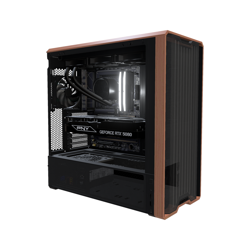 Station de travail Creator Pro · Ryzen 9 9950X · RTX 5080 16 Go · 128 Go RAM