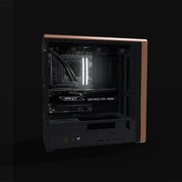 Workstation Creator Pro – 3D-Rendering von der Seite, RGB Kaltweiss