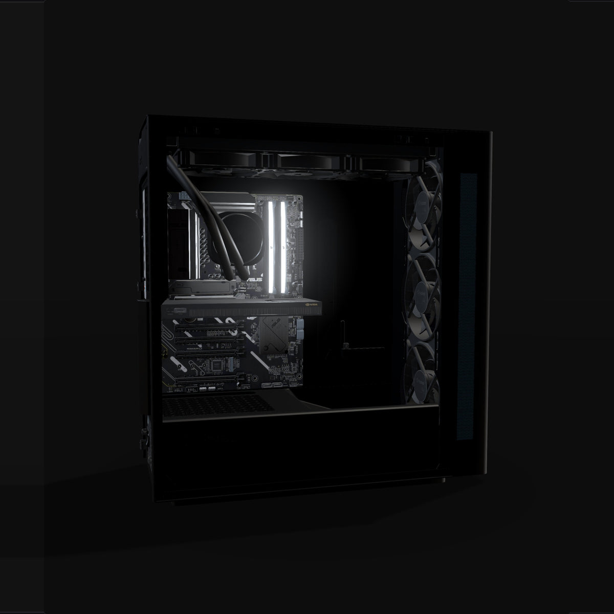 Workstation CAD – 3D rendering, side view