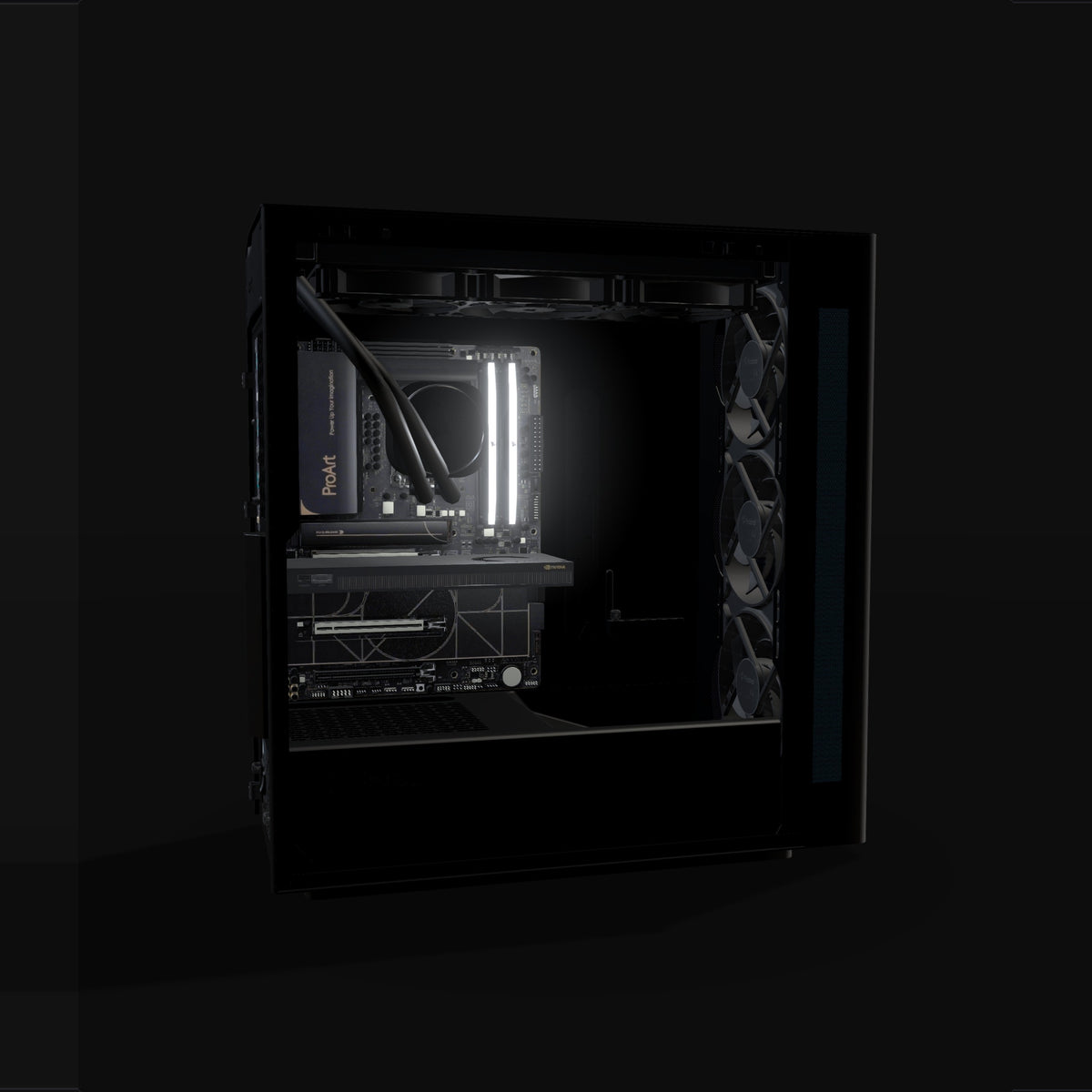 Workstation CAD Pro – 3D rendering, side view