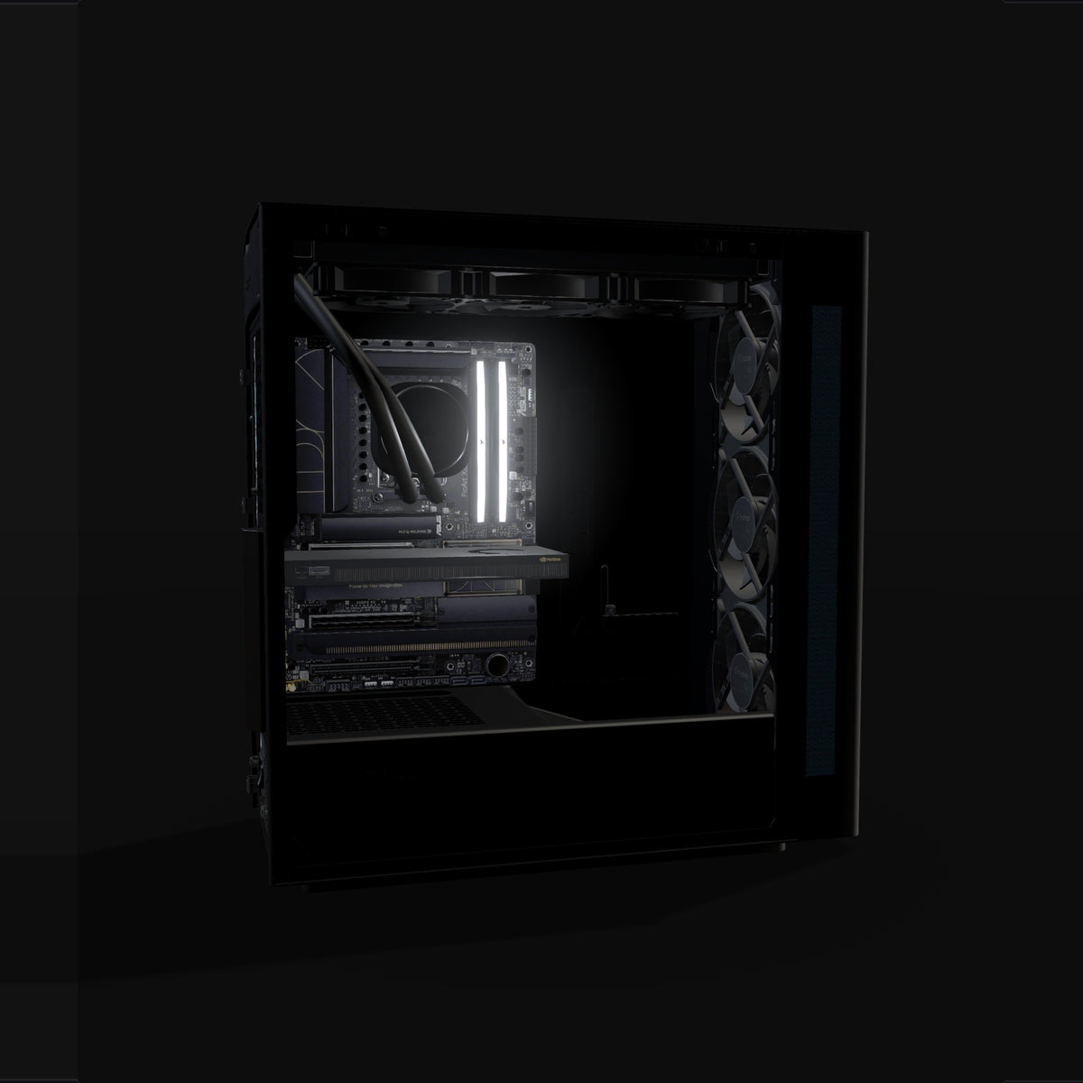 Workstation CAD Pro – 3D-Rendering von der Seite