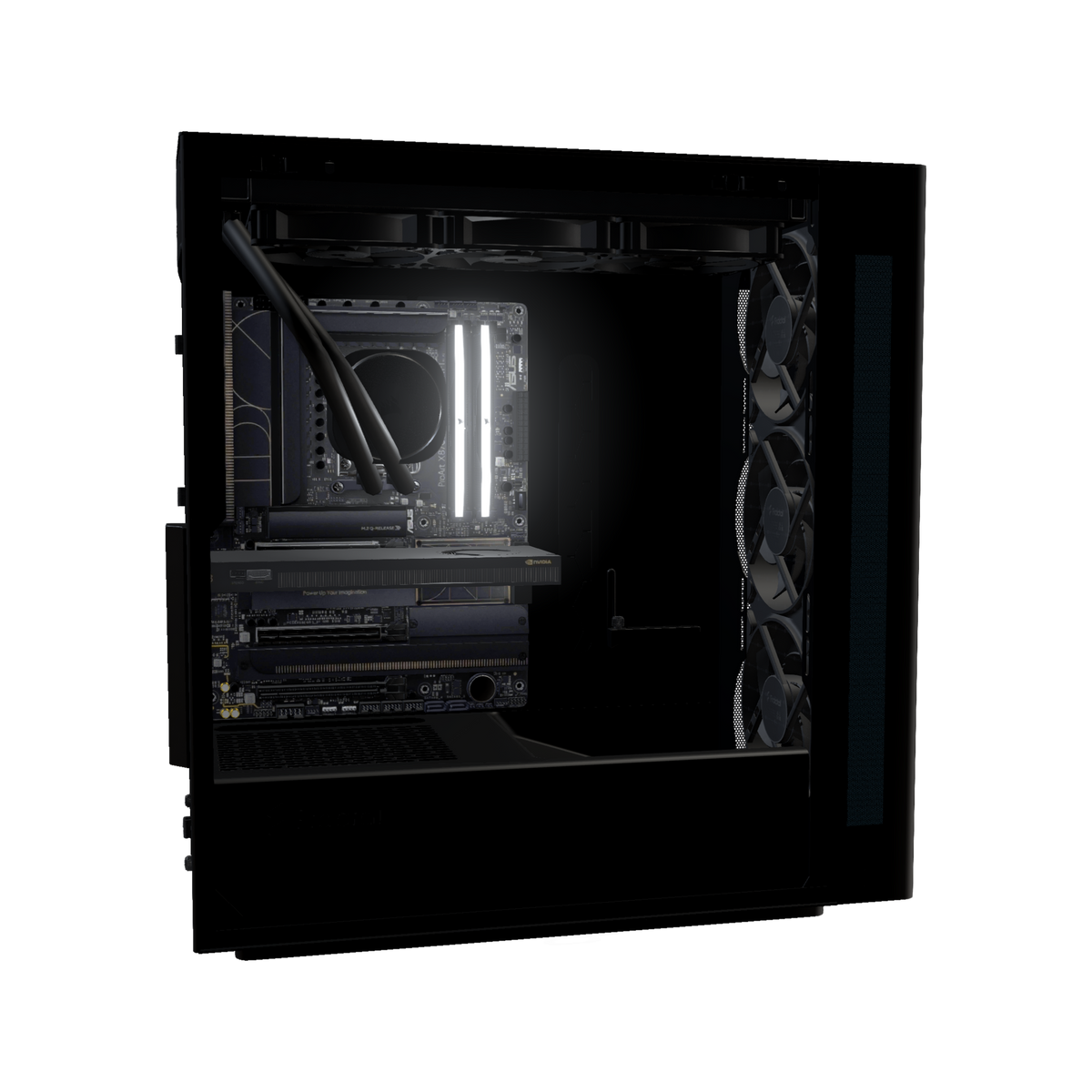 Workstation CAD Pro – 3D rendering, side view