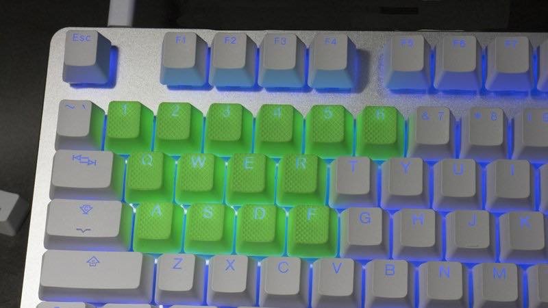 18-Key Rubber Keycap Set