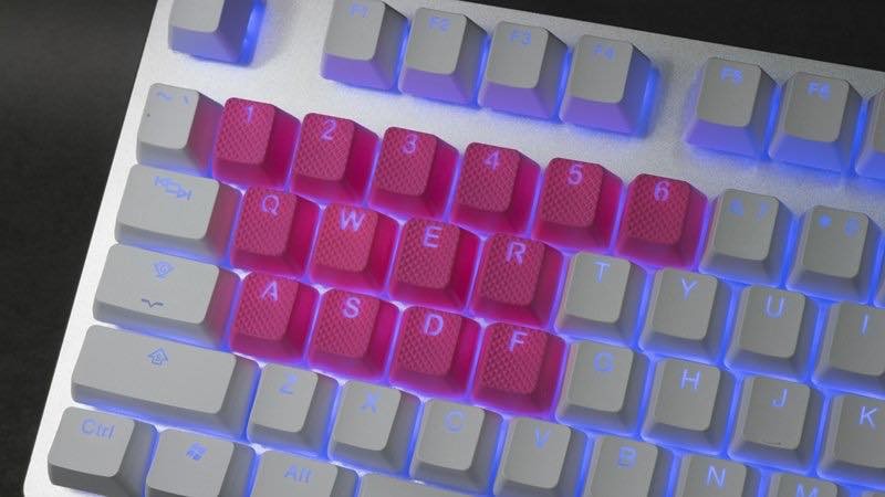 18-Key Rubber Keycap Set