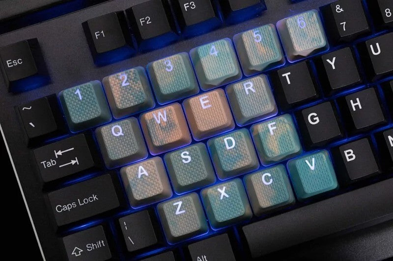 23-Key Rubber Camo Keycap Set