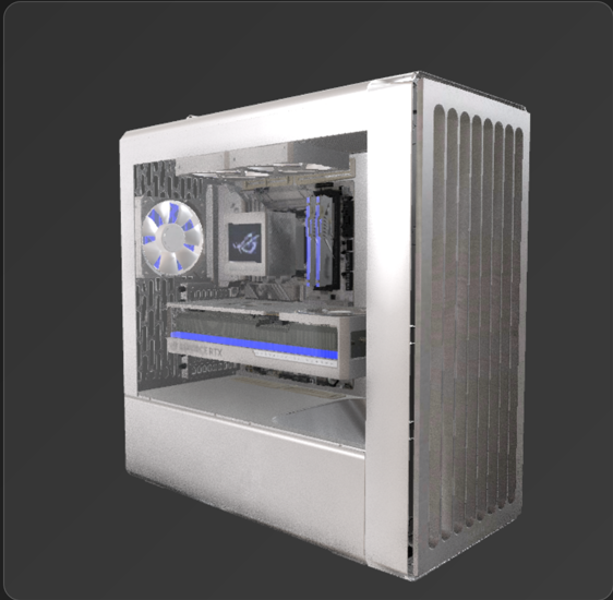 Havn-Gaming-PC-WHITE |  9850X3D / RTX ASTRAL 5080 / 32GB-RAM
