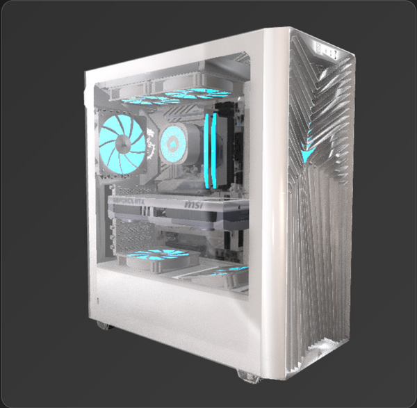 Corsair White Gaming PC | RTX 5070 & Intel Ultra 245K