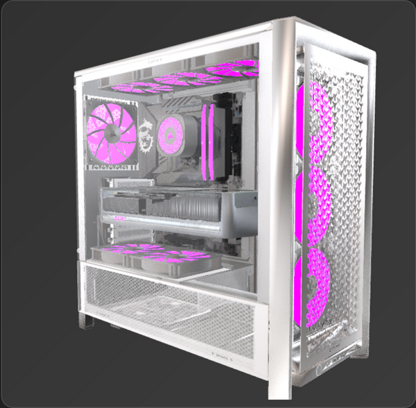 Corsair White Gaming PC | RTX 5070 Ti & Intel Ultra 265K