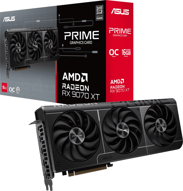 ASUS Prime AMD Radeon™ RX 9070 16GB GDDR6 OC Edition