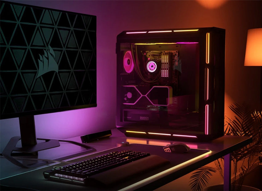 Philips Hue gaming setup