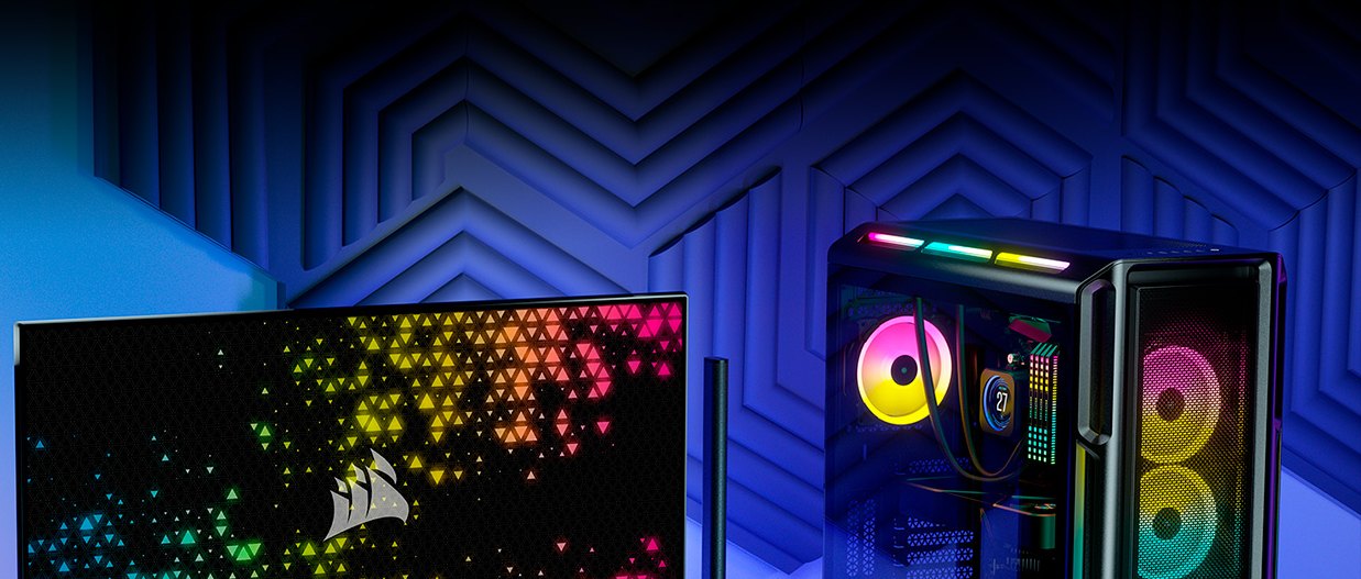 iCUE Murals connecte l'éclairage de votre PC, de votre mur et de votre pièce