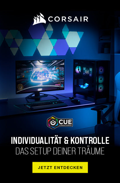 Corsair iCUE — Gaming-Setup mit RGB-Beleuchtung: Individualität und Kontrolle