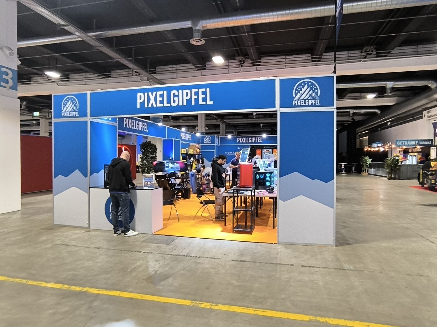 Der Pixelgipfel-Stand an der Popcon 2026